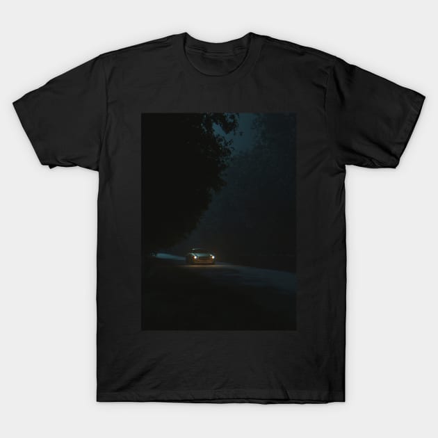 Midnight Journey in the Enchanted Forest T-Shirt by adelferhat00